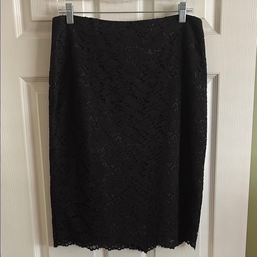 Charter Club Lace black skirt. Size 10